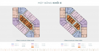 MẶT BẰNG TÒA E DỰ ÁN CRYSTAL HOLIDAYS HARBOUR