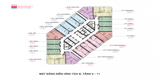 MẶT BẰNG TÒA B DỰ ÁN CRYSTAL HOLIDAYS HARBOUR